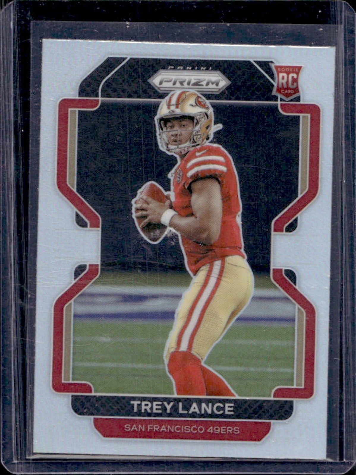 2021 Prizm Trey Lance RC Silver Rookie #333 49ers