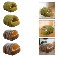 Cat Bed Cave Kitty Shelter Pet Nest Warm Self Warming Cozy Comfortable Pet House