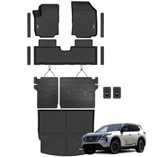 Floor Mats Cargo Liner for 2021-2025 Nissan Rogue with Backrest Mat S/SV/SL...