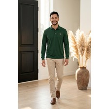 Ralph Lauren Golf Men Long Sleeve Sweatshirt Green Size L 100 Pima Cotton NWOT