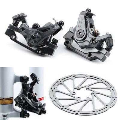 Scheibenbremssättel MTB Fahrrad Speed Clip Dual Disc Bremse Set mit Rotor