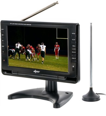 #ad AXESS 9 Inch Rechargeable Portable TV Model TV1703 9 w TFT ATSC NO REMOTE $63.99