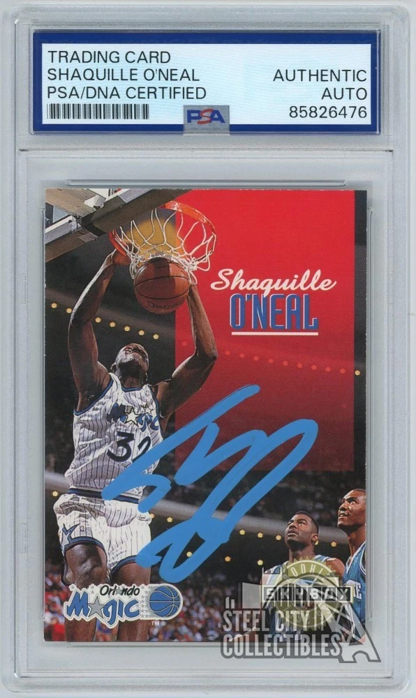 SkyBox Shaquille O'Neal Basketball Autographed Sports Trading