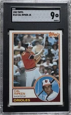 1983 TOPPS CAL RIPKEN JR SGC 9
