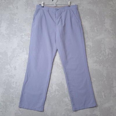 Rohan Fusions Hose Herren 34 blau gerades Bein Eingrifftasche Chinohose
