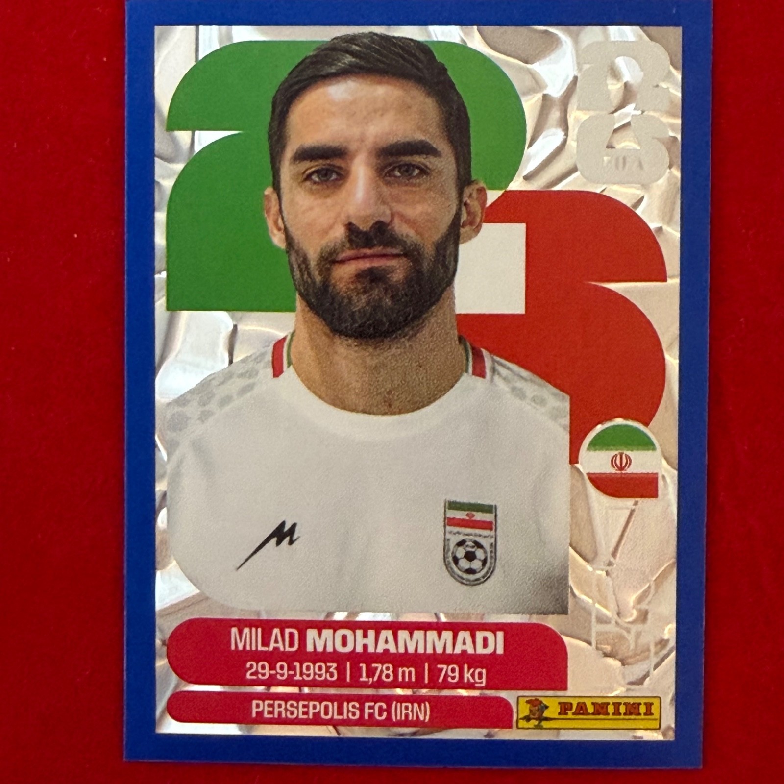 2026 Panini World Cup BLUE CRUMPLE Parallel - GROUP G-H