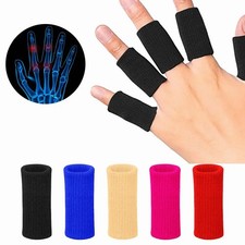 10PCS Finger Protection Arthritis Support Thumb Brace Finger Guard Sleeves