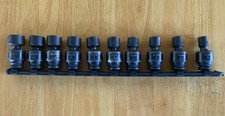 Expert By Mac Tool 38 Drive 10 Pc. Metric Impact Swivel Socket Set 10mmto19mm Expert By Mac Tool 38 Drive 10 Pc. Metric Impact Swivel Socket Set 10mmto19mm