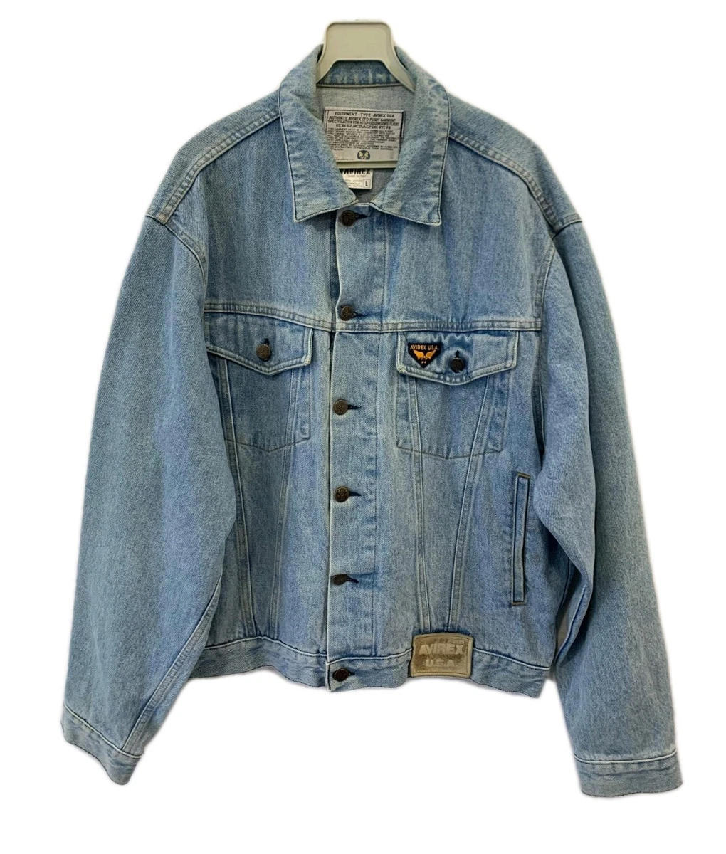 AVIREX　EMBROIDERY DENIM JAKET s-l400.jpg