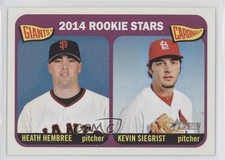 2014 Topps Heritage Rookie Stars Heath Hembree Kevin Siegrist #282 6pm