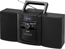 JENSEN CD-785 Bluetooth Portable CD Music System with One Size, Black