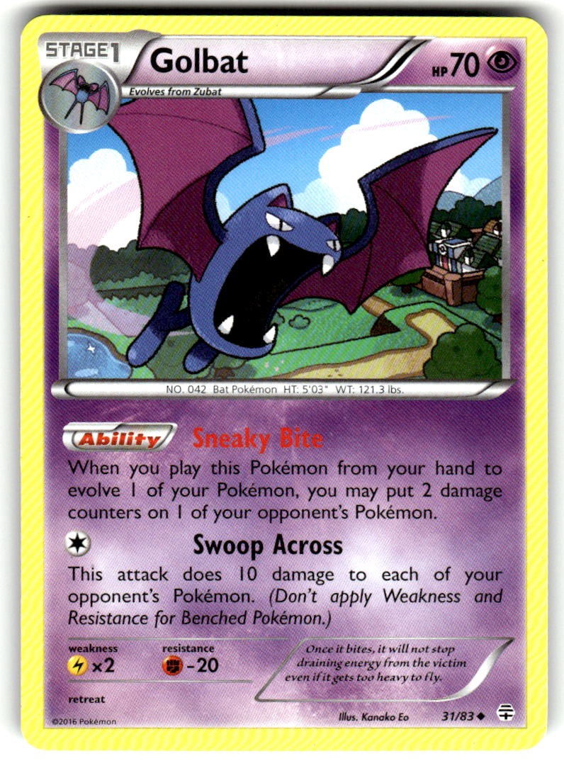 Golbat 31/83 Lightly Played Generations