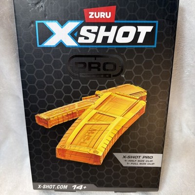 Zuru X-Shot Pro Series Magazine Set - 1 Full & 1 Half Clip - Fits Longshot/Swift