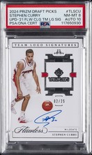 2024 PANINI PRIZM DRAFT PICKS UPDATE 21 FLAWLESS STEPHEN CURRY /25 PSA 8 AUTO 10