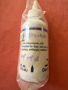 Dechra TrizUltra+Keto Flush Ear Cleaner w/ Ketoconazole 4 fl oz Dogs Cats