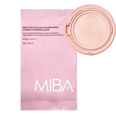 MIBA Ion Calcium Foundation Double Cushion Glow 25 g / 0.88 oz Big Cushion SEASO