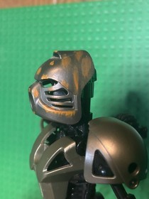 LEGO Bionicle Shadow Toa Nuva Infected Makuta 8534 Black Kanohi Hau Custom  Moc