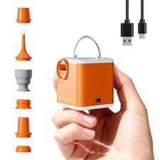 Portable Air Pump for Inflatables, 2400mAh Ultra Powerful Mini Air Mattress P...