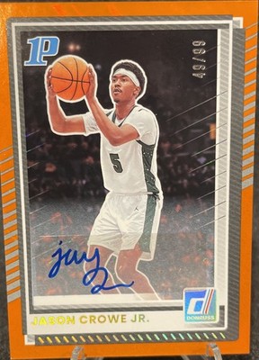 2025-26 Panini Donruss - Jason Crowe Jr. #22 Autographs /99 (AU, RC) Orange