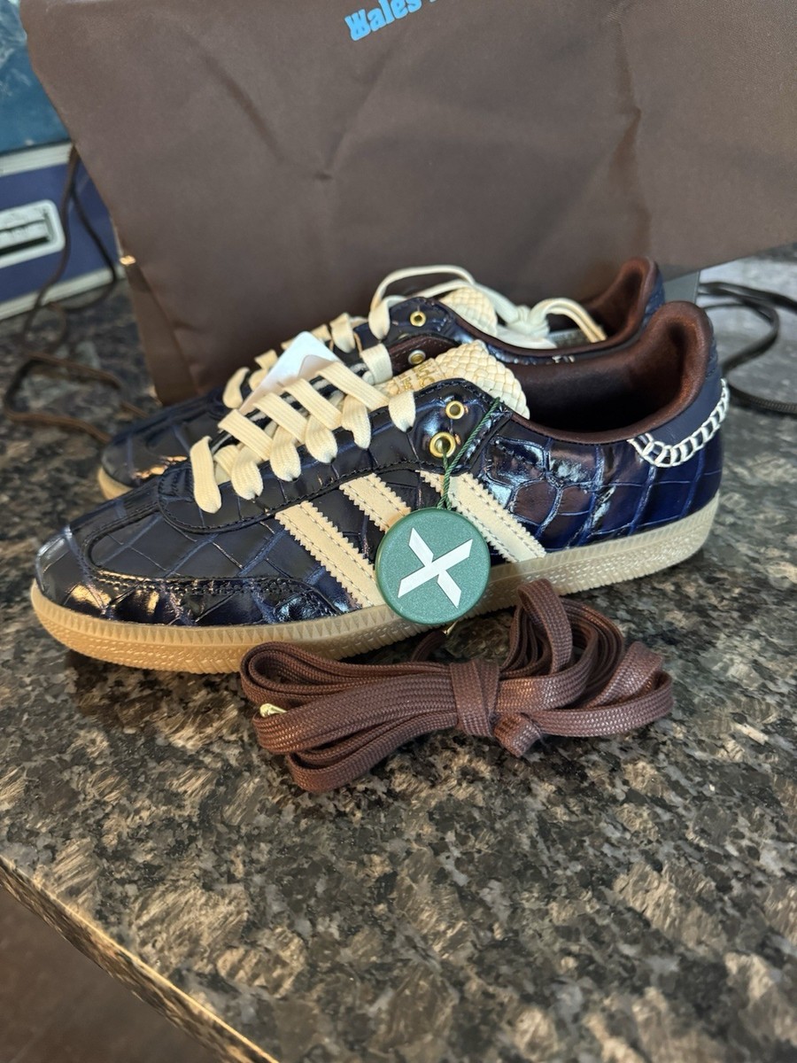 靴 adidas Originals Wales Bonner Samba 24.5 0400021521750_GOLDCOLLEGIATENA