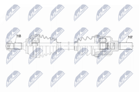 Nty NPW-CT-151 Antriebswelle Vorne Links FüR CitroËN Ds Peugeot
