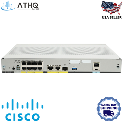 Cisco C1111X-8P ISR 1100 8-Port Gigabit Ethernet Router - Dual GE