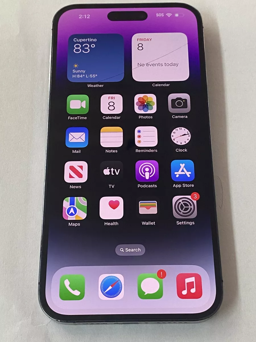 AT&T iPhone 14 Pro Max 128GB Deep Purple 