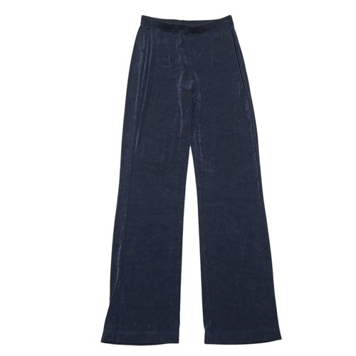 Chico's Wide Leg Slit Front Pants Stretch Velvet Blue Extra Small Regular - Picture 2 of 8