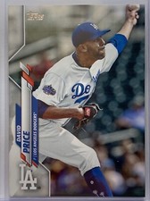 David Price 2020 Topps Update #U-100 Serial Numbered #d /300 Los Angeles Dodgers