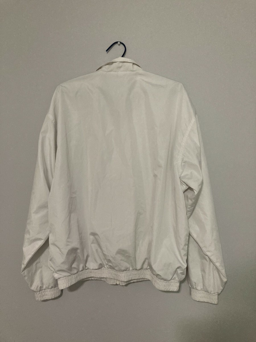 新品未使用Mizuno Golf ジャケット XL ホワイト Mizuno White Golf Premium Full Zip Jacket 180/100A Size