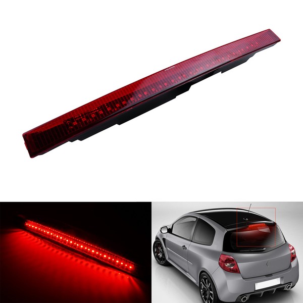 Rot LED Dritte Bremsleuchte Heck RüCkleuchte 7700410753 FüR Renault Clio II III-image