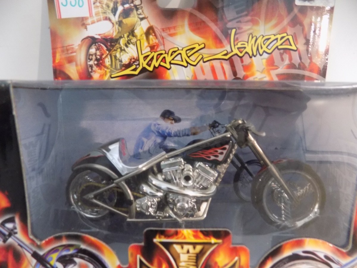 Jesse James West Coast Choppers Diablo Soft Tail Motorcycle 1:18