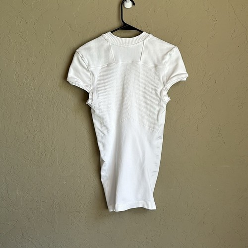 Adidas football compression jersey size, medium, white, and black NWOT - Picture 3 of 4