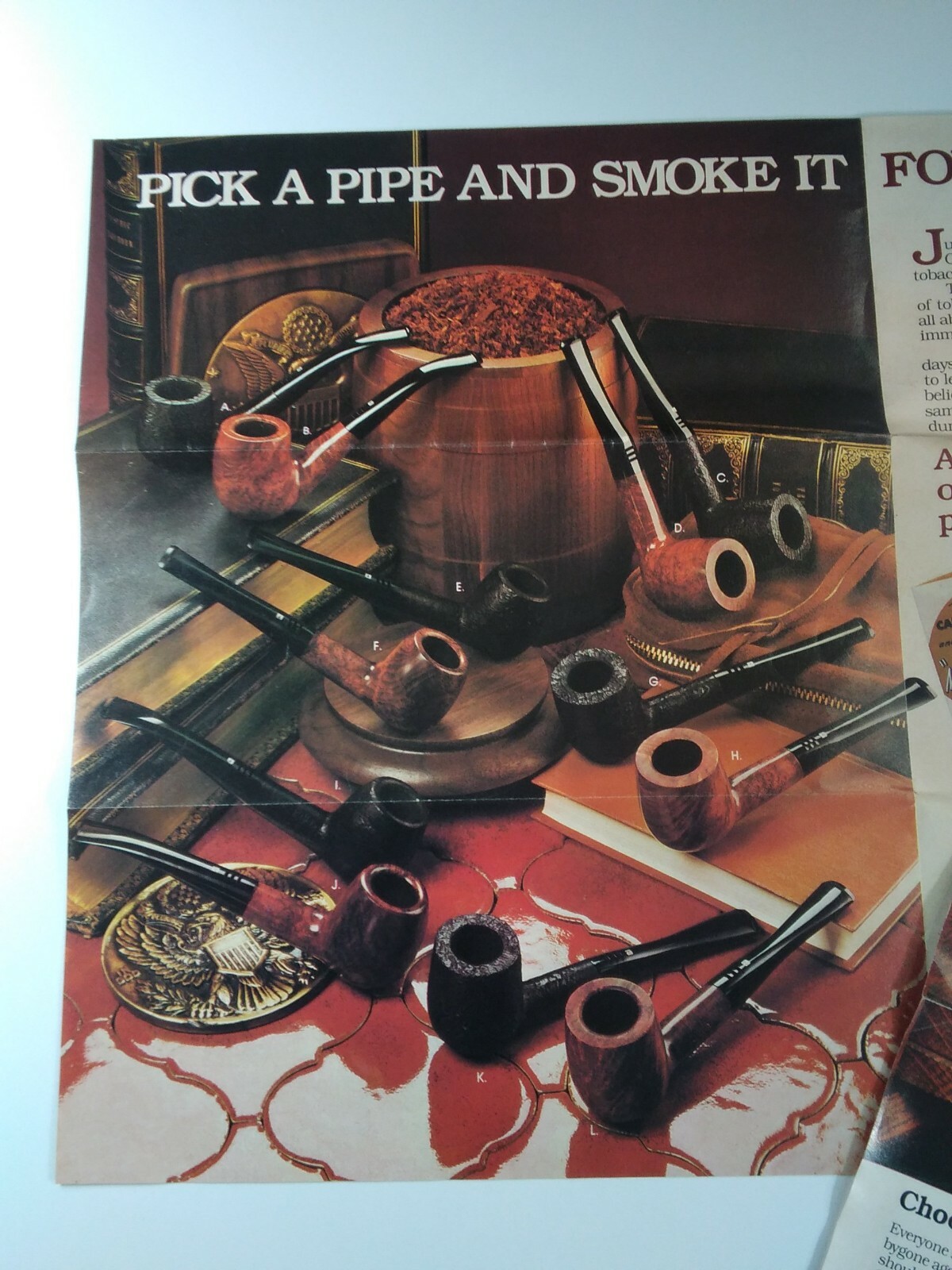 Carey Pipes Print Ad Vtg 1970s Rare VHTF Tobacco eBay