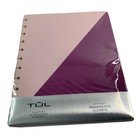 TUL 8.5x11, Pink Purple Custom Note-Taking System Discbound Notebook Soft Cover