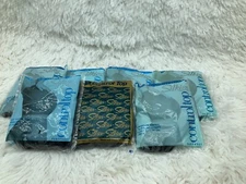 vintage 7 prs NIP Silkies control top   sz X queen off black