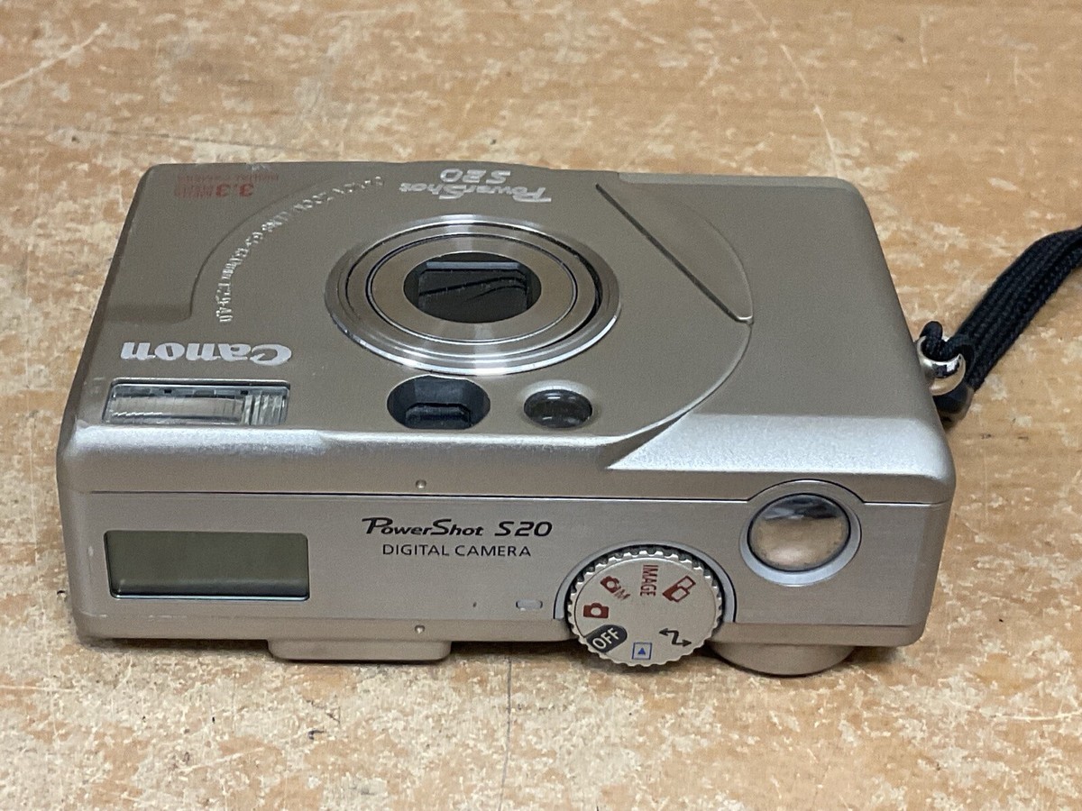 Canon PowerShot A80 4.0MP Digital Camera - Silver for sale online