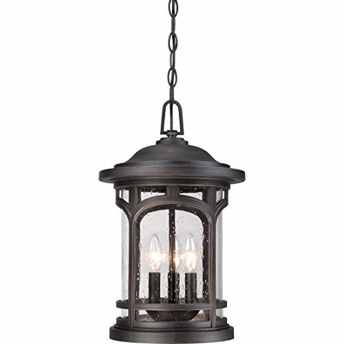 Quoizel MBH1911PN 3 Light Hanging Outdoor Lantern Fixture, Palladian Bronze - Picture 1 of 9