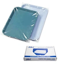JMU Dental Tray Covers Disposable Clear Sleeves Size E 11-5/8"x16" 500pcs