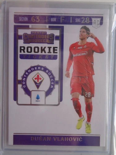 2019-20 Panini Chronicles Contenders Rookie Ticket Dusan Vlahovic #RT-31