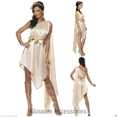 Abito Da Dea Greca O Cleopatra Per Donna - Costume Carnevale IEFiEL, Toga Elegante