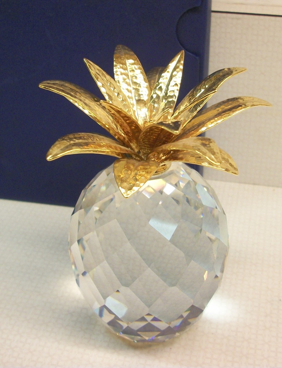Swarovski Crystal Hammered Gold Leaves Swarovski Crystal Hammered Gold Leaves