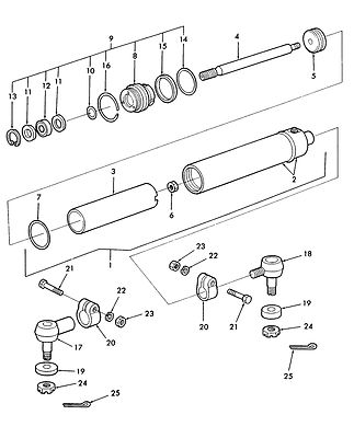 Kit Guarnizioni Cilindro Sterzo, Kit Guarnizioni Cilindro Sterzo - Foto 3