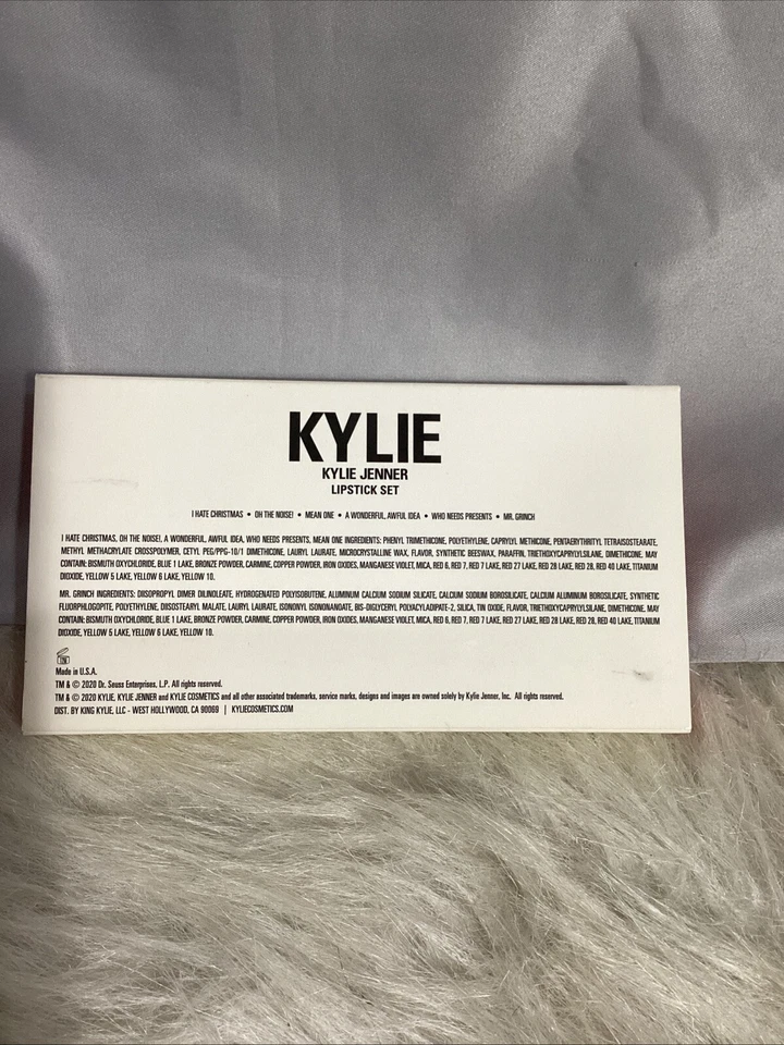 NIP Kylie Jenner × The Grinch Complete Lipstick Set Of 6 Christmas Holiday (12) - Image 4 of 4
