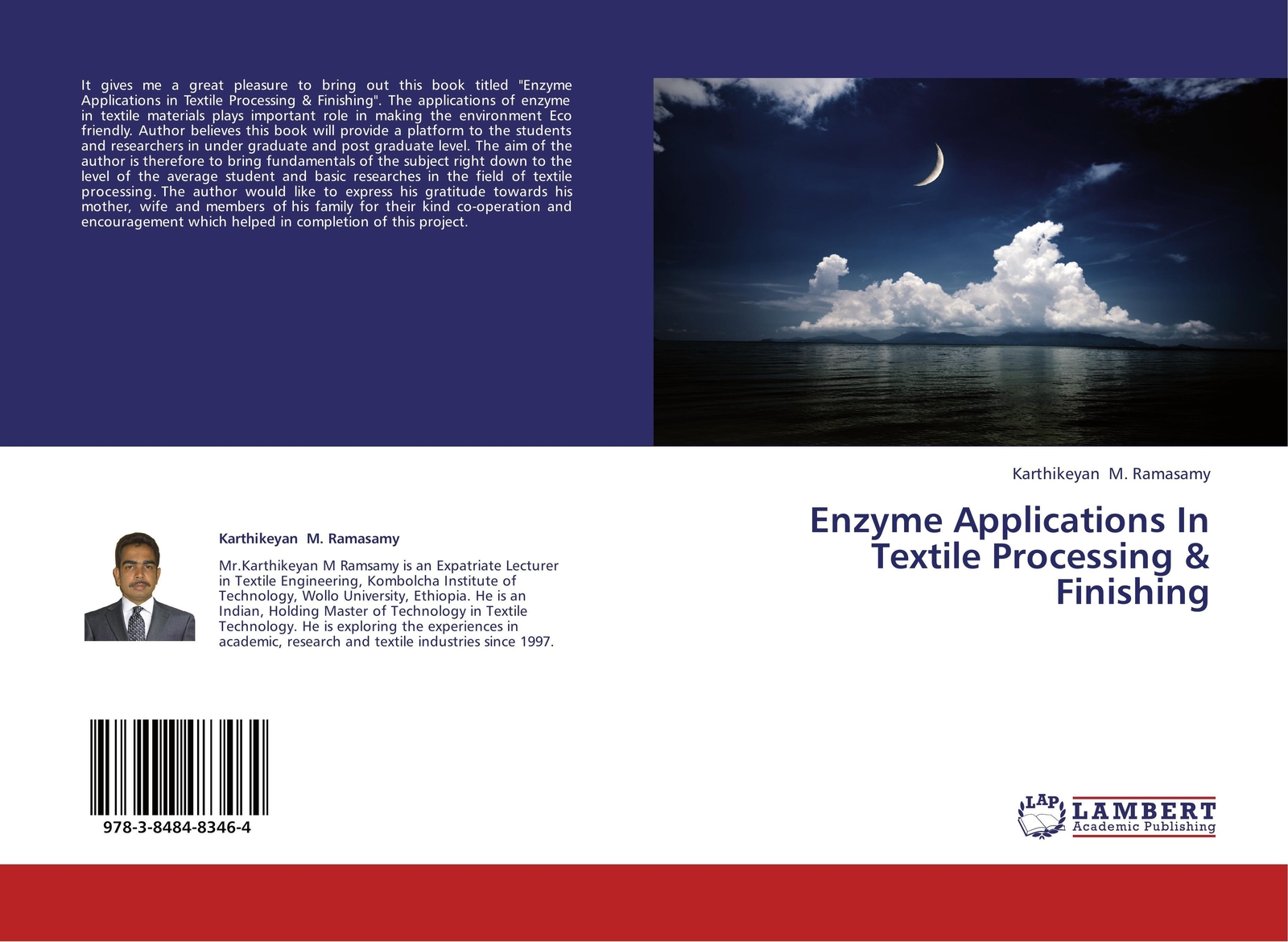 Thumbnail - Karthikeyan M. Ramasamy | Enzyme Applications In Textile Processing &