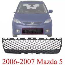 Front Center Bumper Grille For 2006-2007 Mazda 5 Plastic Primed C237501T1A