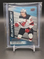 2023-24 UD Engrained Electrocast Nico Hischier New Jersey Devils 