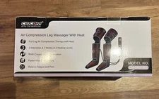 Cincom CM-080A-BU 3 Modes Full Leg Air Compression Leg Massager With Heat 