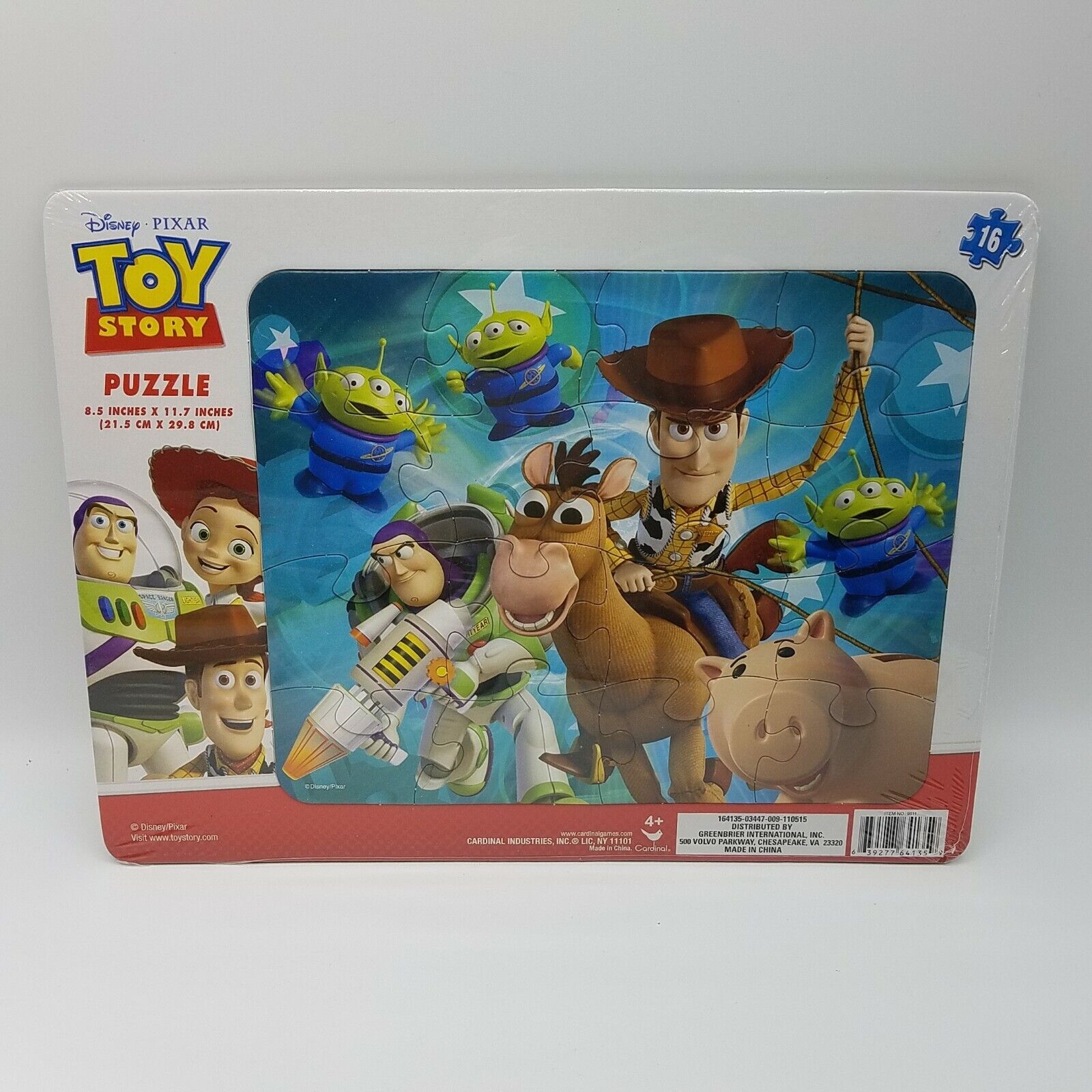 Toy Story Disney Pixar 16 piece 8.5 x 11.7 Inches Brand New