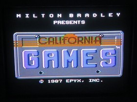 California Games (NES, 1987) By EPYX (Box, Cartridge & Manual) NTSC